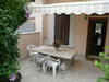Patio dining area apartment in Cannes